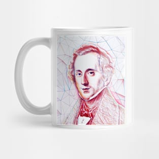 Felix Mendelssohn Portrait | Felix Mendelssohn Artwork | Line Art Mug